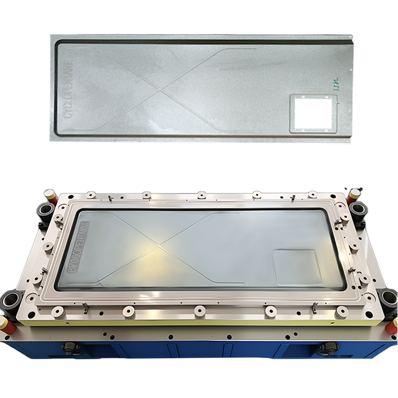 STAMPING DIE FOR REFRIGERATOR BACK PANEL